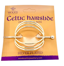 Load image into Gallery viewer, CONTEMPORARY SILVER HAIR SLIDE
