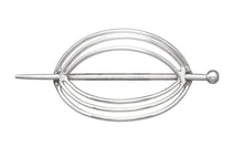 Load image into Gallery viewer, CONTEMPORARY SILVER HAIR SLIDE
