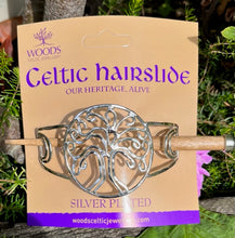 Load image into Gallery viewer, LARGE TREE OF LIFE HAIRSLIDE

