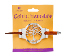 Load image into Gallery viewer, LARGE TREE OF LIFE HAIRSLIDE
