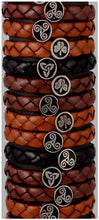 Load image into Gallery viewer, ROLL49 BROWN/TAN WITH AST CELTIC DISC  40 per roll
